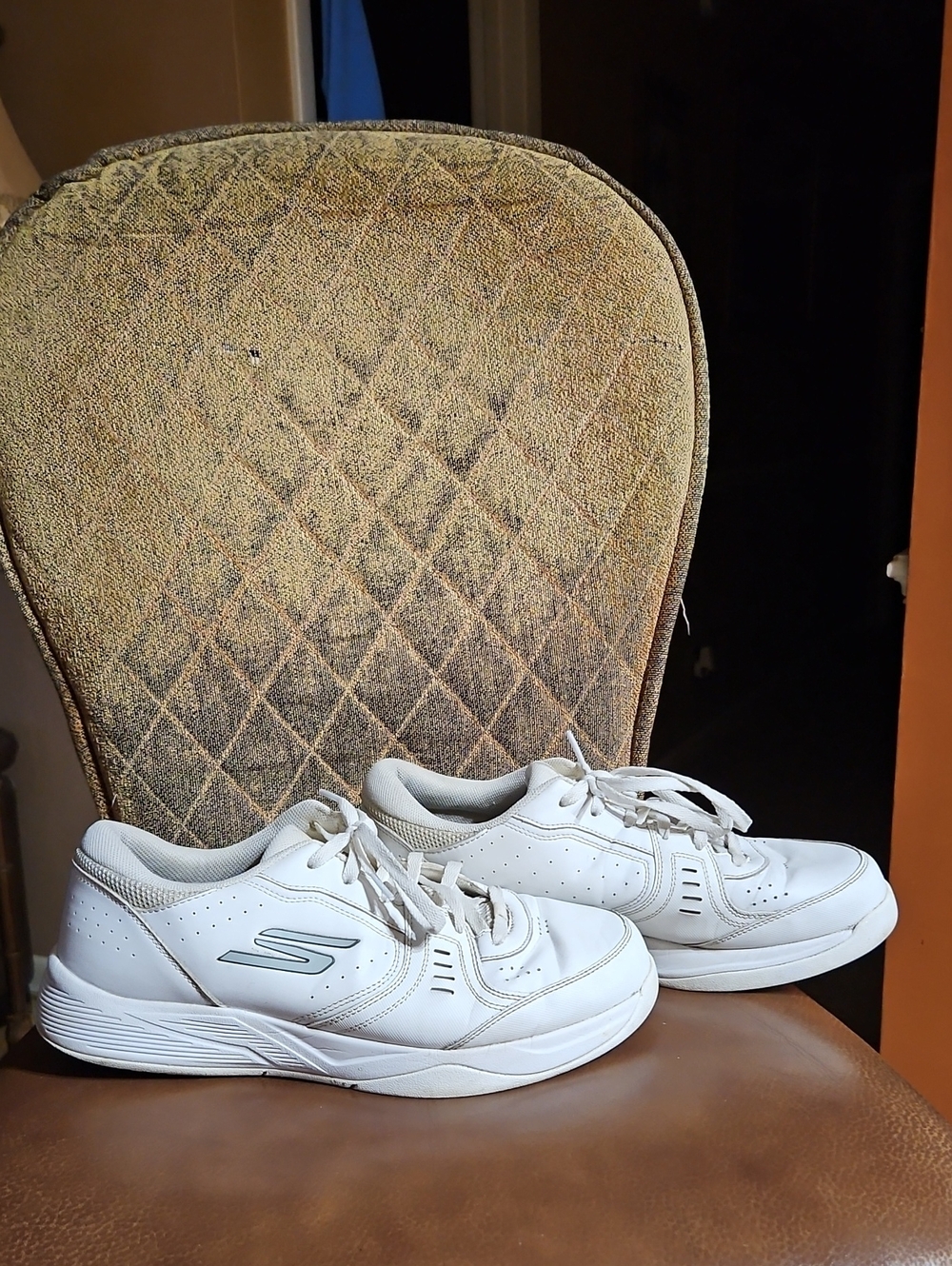 Skechers Viper Court Smash Lace Up Pickleball Shoes Sneakers Extra Wide Fit
